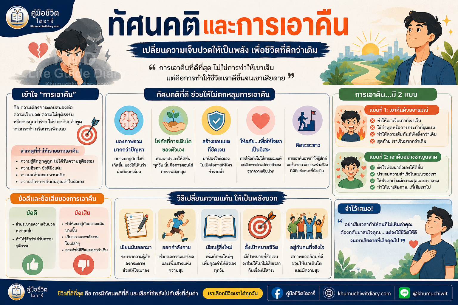 วิธีคิดเมื่อถูกดูถูกและอยากเอาคืน