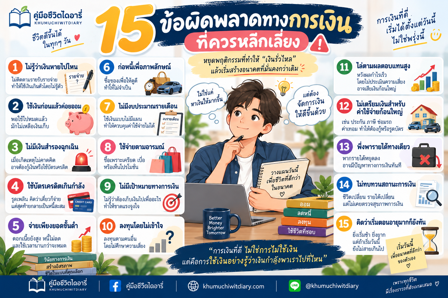 การวางแผนการเงินสำหรับมนุษย์เงินเดือน