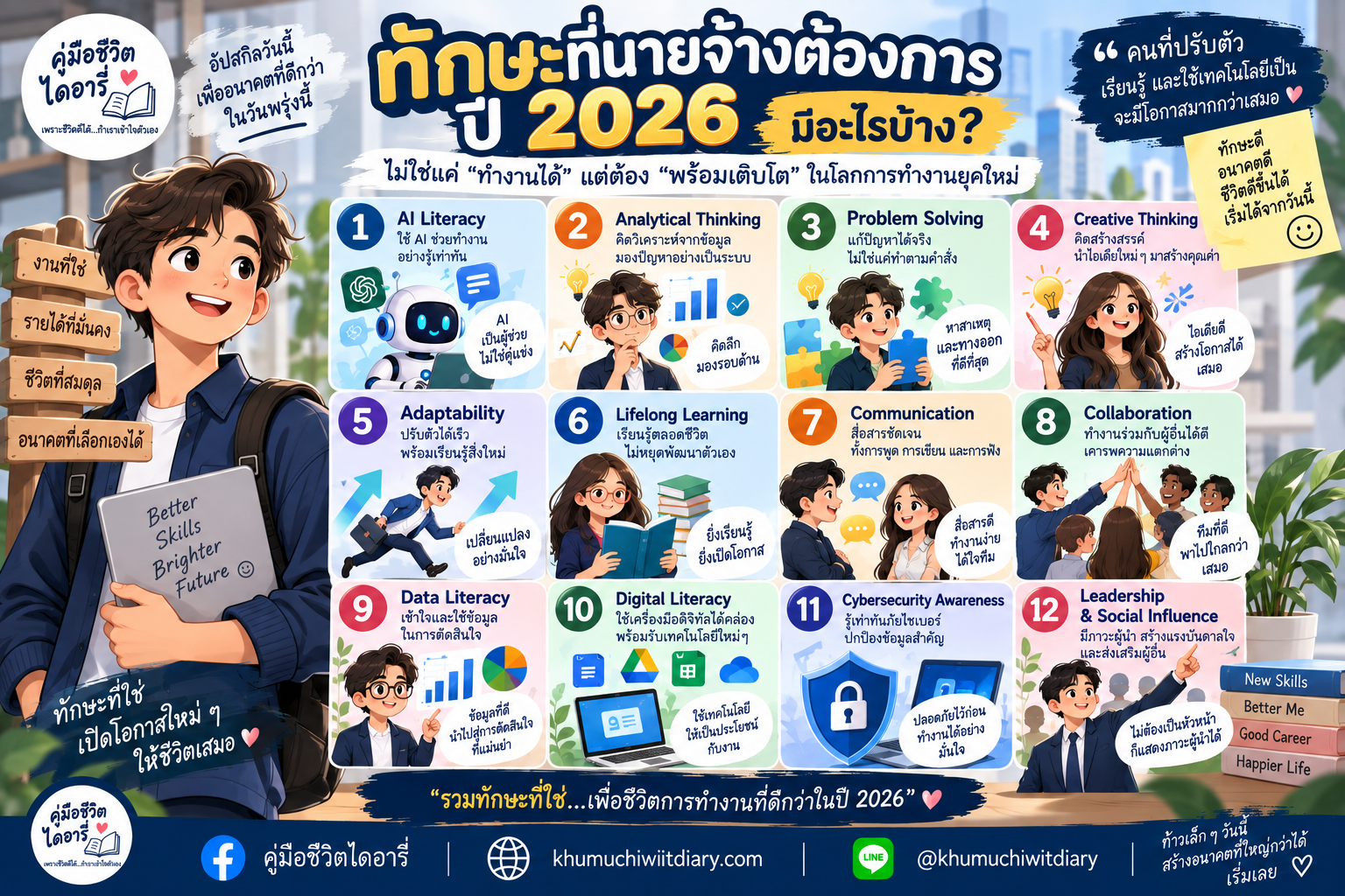 ทักษะสำคัญสำหรับคนทำงานปี 2026